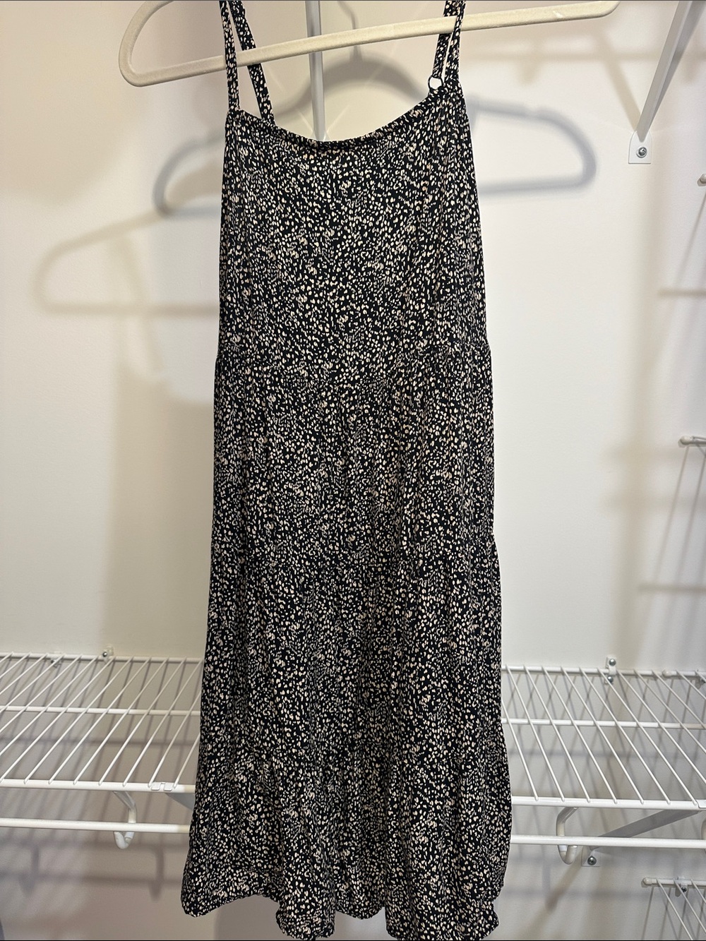 Old Navy Black and White Mini Sundress
